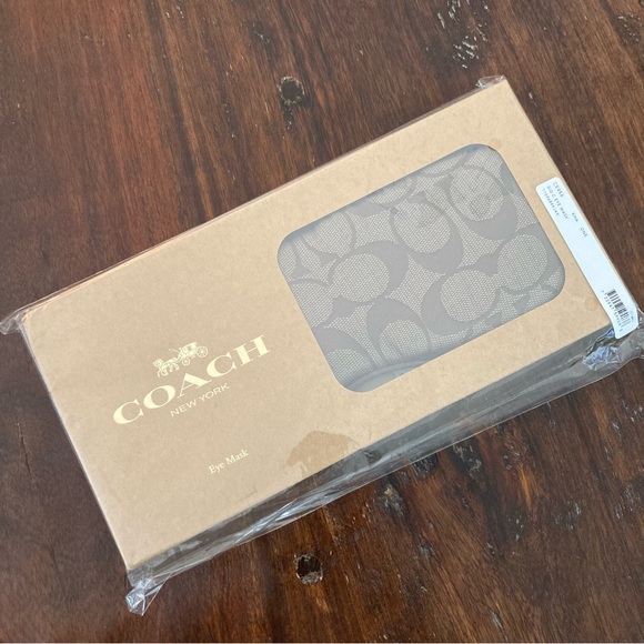 Coach Accessories - NWT Coach Eye Mask Brown